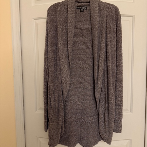 Barefoot Dreams Sweaters - Barefoot Dreams Circle Cardigan Pacific Blue Silver Heather size XS/S